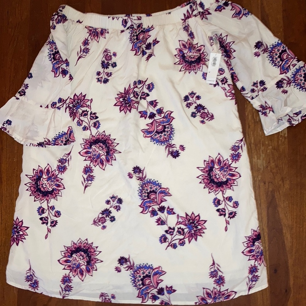 Old Navy Off the Shoulder Floral Dress